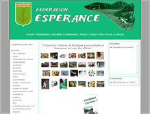 Tablet Screenshot of esperance-chartres.org